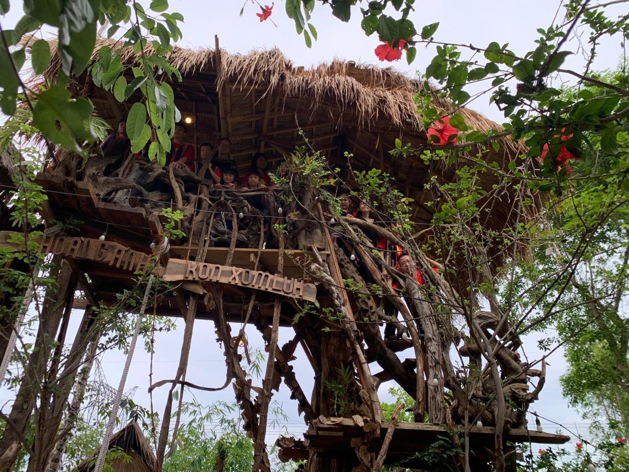 Khu Du Lich Sinh Thai, Nghi Duong Homestay Hoang Anh - Kon Xom Luh Tỉnh Kontum 외부 사진