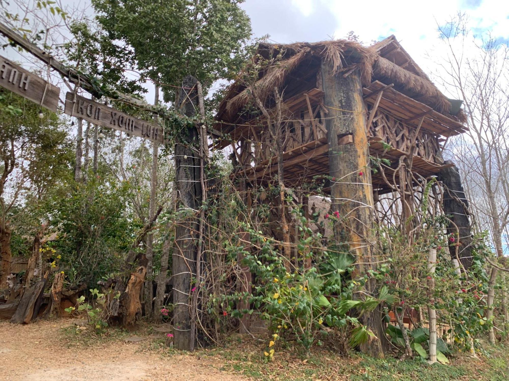 Khu Du Lich Sinh Thai, Nghi Duong Homestay Hoang Anh - Kon Xom Luh Tỉnh Kontum 외부 사진